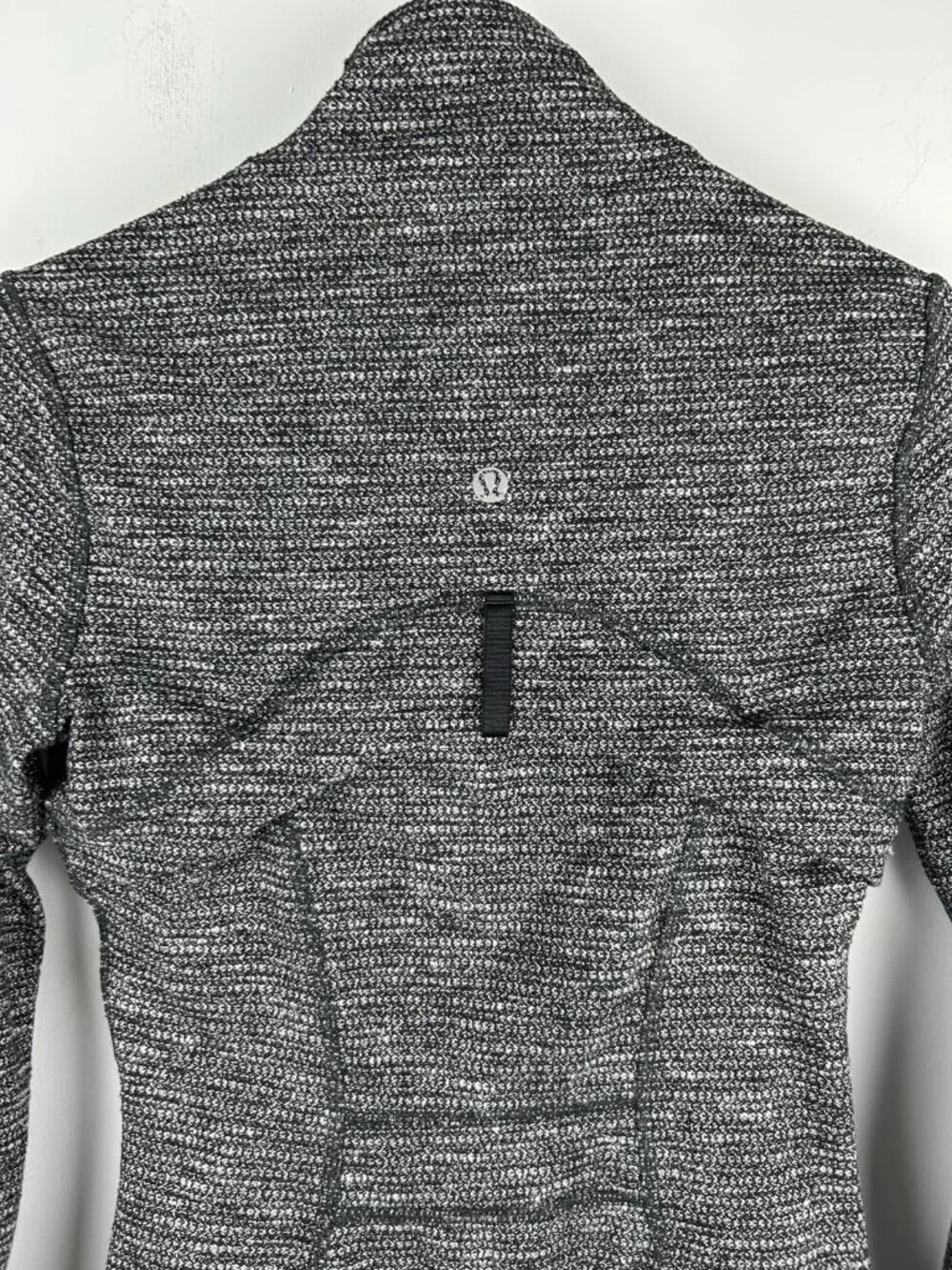 Lululemon Define Jacket Heathered Black White Full Zip Size 2 - Picture 8 of 9